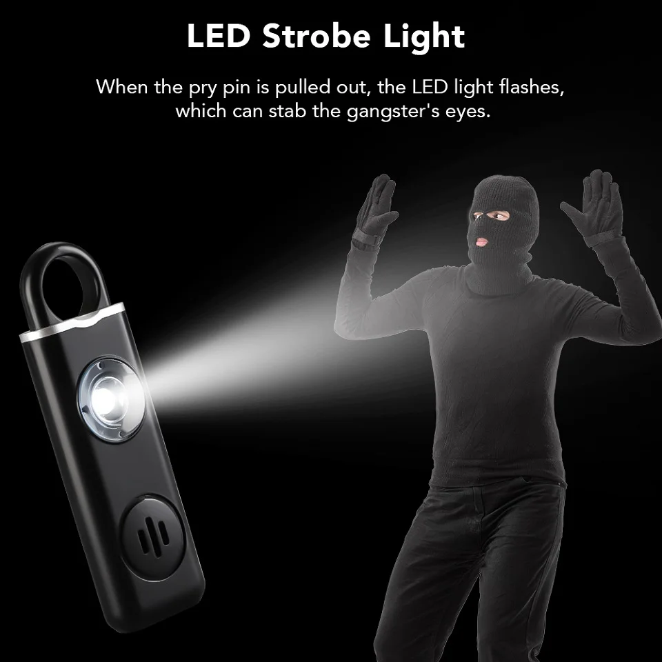 Self Defense Alarm 130dB Anti- - đánh giá và giá Personal Alarm Keychain