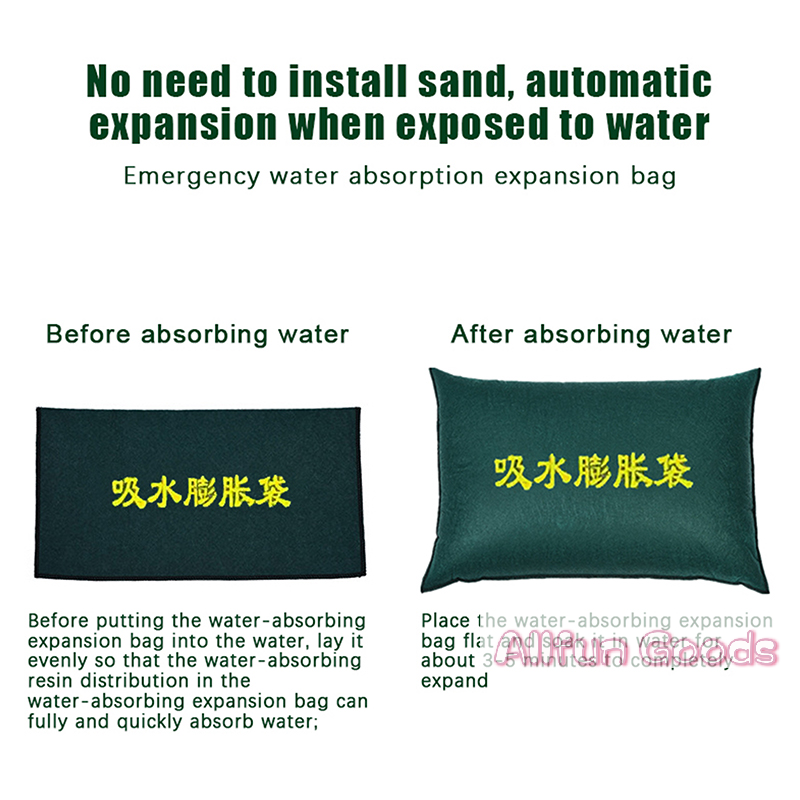 [T5]Water Absorbent Sandbags F - đánh giá và giá Flood Barrier Bag