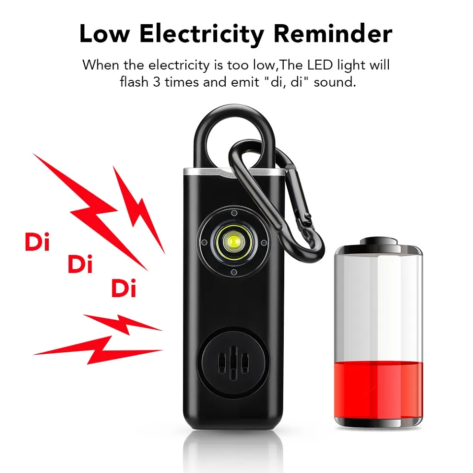 130dB Self Defense Alarm Carry - đánh giá và giá Personal Alarm Keychain