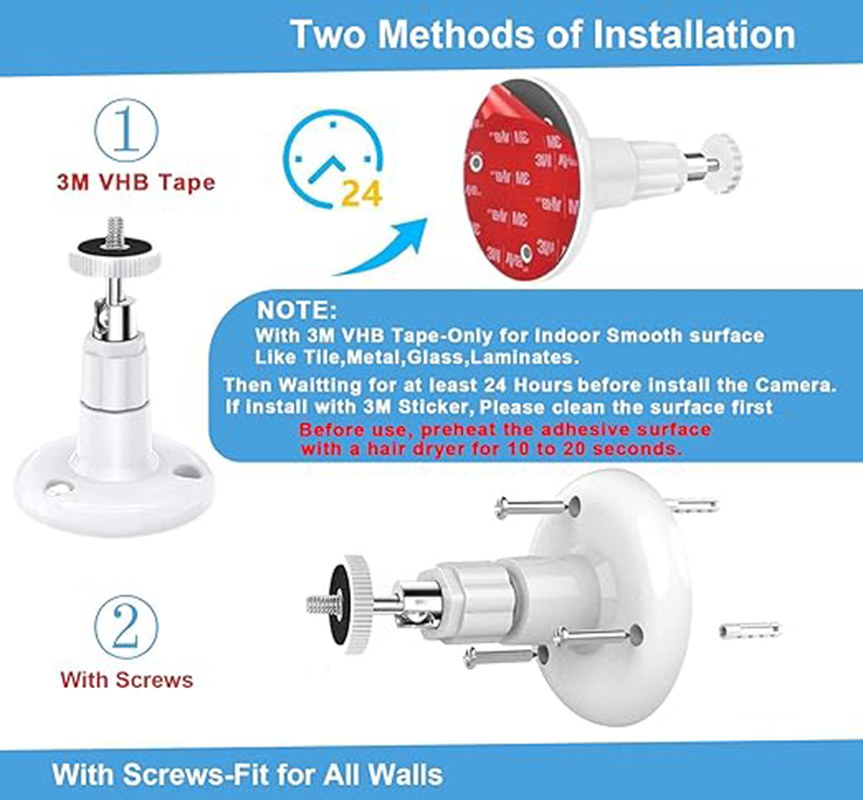 2 Packs-Wall Mount for eufy Se - đánh giá và giá Eufy Camera E220