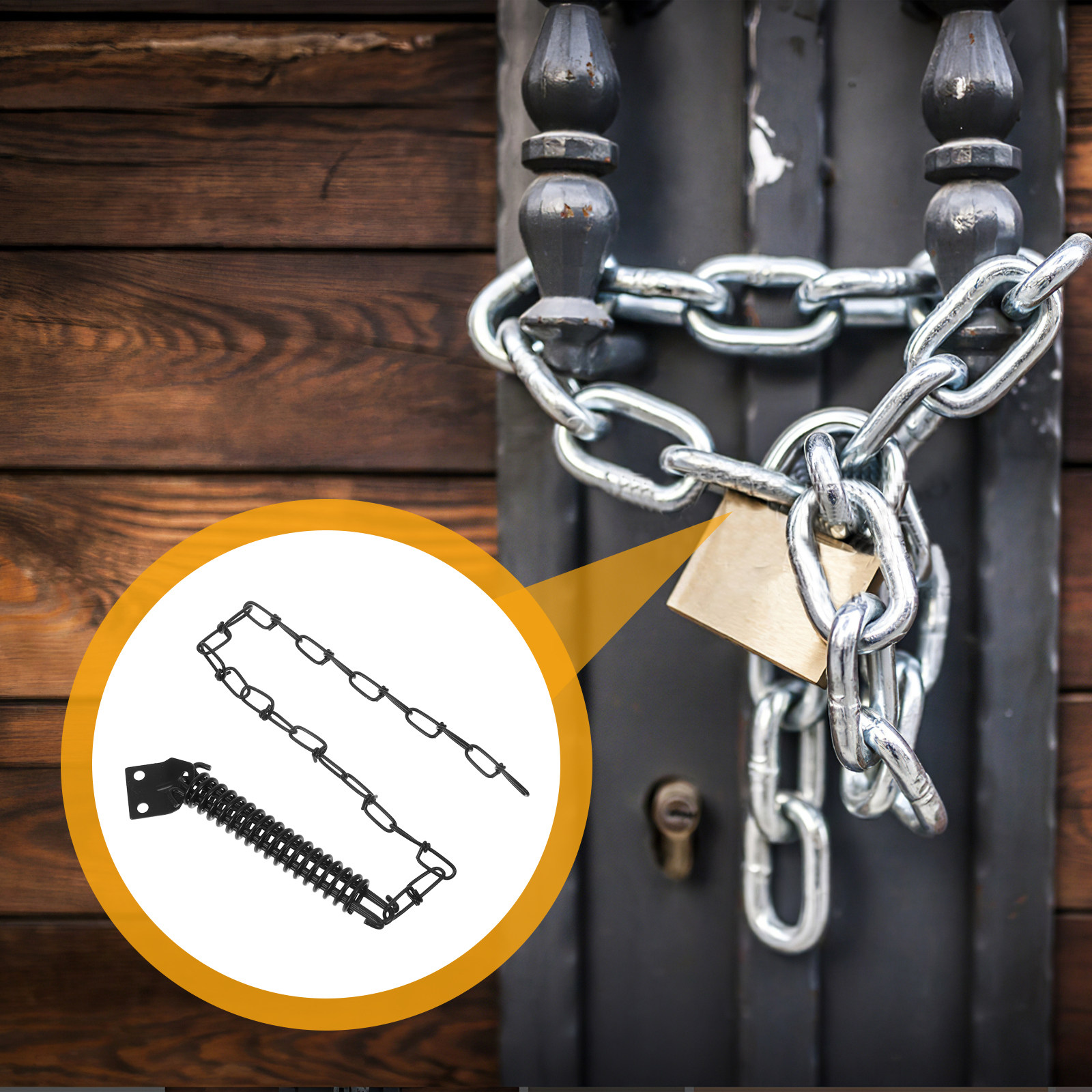 1Set Iron Door Chain Windproof - đánh giá và giá Security Chain Door