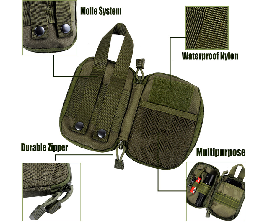Tactical EDC Pocket Organizer  - đánh giá và giá First Aid Bag Kit